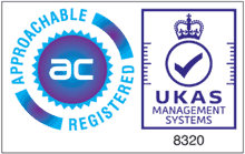 AC Registered, UKAS Management Systems accreditation